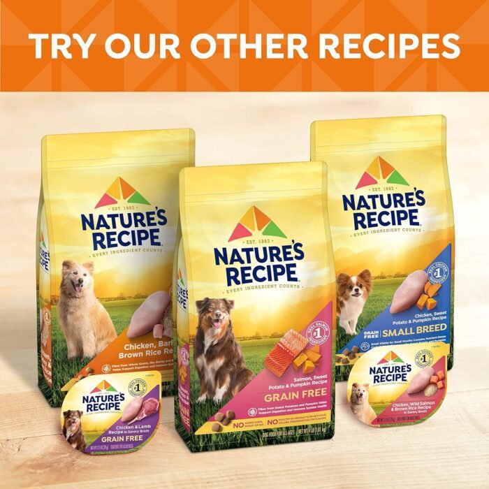 Nature′s Recipe Small Bites Chicken, Barley & Brown Rice Recipe Dry Dog Food, 12 lb. Bag