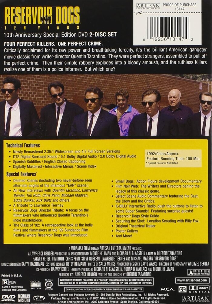 Reservoir Dogs (Two-Disc Special Edition)