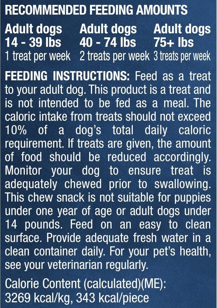 Purina Busy Bone Made in USA Facilities, Long Lasting Small/Medium Breed Adult Dog Chews, Peanut Butter Flavor - 10 ct. Pouch