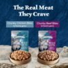 Blue Buffalo Wilderness Trail Toppers Wild Cuts Wet Dog Food Variety Pack, High-Protein & Grain-Free, Made with Natural Ingredients, Chicken and Beef Flavors, 3-oz Pouches, (12 Count, 6 of Each) - Image 3