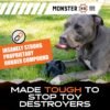 Monster K9 Indestructible Ring Ball - Lifetime Replacement - Medium & Large Breeds - Ultra Durable Dog Toy for Aggressive Chewers - Chew, Tug, & Fetch - 5.5" - Image 3