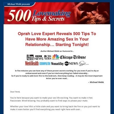 500 Lovemaking Tips