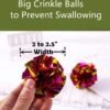 Mylar Crinkle Balls Cat Toys Interactive Crinkle Cat Toy Balls Independent Pet Kitten Cat Toys for Fat Cats Kittens Exercise, Soft and 2 Inch (24 Pack) - Image 2