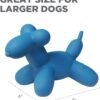 Outward Hound Latex Rubber Balloon Squeaky Dog Toy, Blue, Large - Image 6
