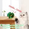 Mylar Crinkle Balls Cat Toys Interactive Crinkle Cat Toy Balls Independent Pet Kitten Cat Toys for Fat Cats Kittens Exercise, Soft and 2 Inch (24 Pack) - Image 3