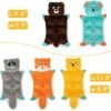 No Stuffing Dog Toys,5 Pack Dog Squeaky Toys Crinkle Plush Dog Toys Set for Puppy Teething, Durable Dog Chew Toys for Small Medium Dog,Cute Holiday Pet Toys for Playing Training Reducing Boredom - Image 2