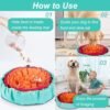 Vivifying Snuffle Mat for Dogs, Interactive Sniff Mat for Slow Eating and Keep Busy, Adjustable Dog Digging Toys Encourages Natural Foraging Skills and Mental Stimulation - Image 8