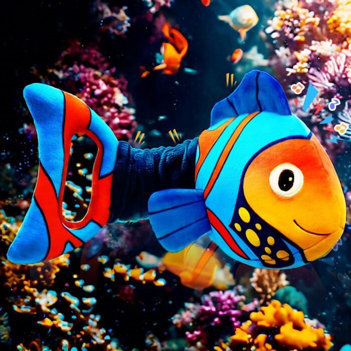 Large Squeaky Dog Toys : Plush Stuffed Puppy Toys with Crinkle Paper-Tug of War Dog Toys for Small, Medium and Large Dogs