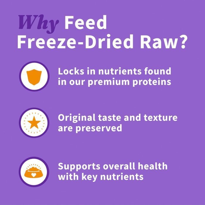 Halo Freeze Dried Raw Dog Food, Beef Recipe, 100% Protein Source, Real Meat for Natural Energy, Meal Bites, 14 Oz Bag