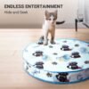 Interactive Cat Toys for Indoor Cats Automatic Motion Activated Moving Ball Hide and Seek Game for Indoor, Cat Balls with 28 Inch Play Mat - Image 8