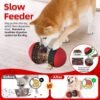 Dog Puzzle Toys, Rolling Treat Dispensing Dog Toys for Brain Stimulation, Dog Treat Ball & Dog Slow Feeder, Dog Enrichment Toys to Keep Them Busy
