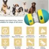 Dog Puzzle Toy Adjustable Treat Dispensing Ball Food Dispenser Tough Slow Feeder Puppy Enrichment Training Toy Pet Interactive Chase Toys for Small Medium Large Dogs to Keep Them Busy, Green