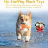No Stuffing Dog Toys,5 Pack Dog Squeaky Toys Crinkle Plush Dog Toys Set for Puppy Teething, Durable Dog Chew Toys for Small Medium Dog,Cute Holiday Pet Toys for Playing Training Reducing Boredom - Image 6