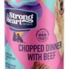 A Strong Heart Wet Dog Food, Chopped Dinner with Beef - 13.2 oz Cans (Pack of 12), Made in The USA with Real Beef - Image 2