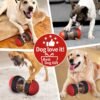 Dog Puzzle Toys, Rolling Treat Dispensing Dog Toys for Brain Stimulation, Dog Treat Ball & Dog Slow Feeder, Dog Enrichment Toys to Keep Them Busy