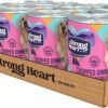 A Strong Heart Wet Dog Food, Chopped Dinner with Beef - 13.2 oz Cans (Pack of 12), Made in The USA with Real Beef
