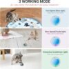Interactive Cat Toys for Indoor Cats Automatic Motion Activated Moving Ball Hide and Seek Game for Indoor, Cat Balls with 28 Inch Play Mat - Image 4