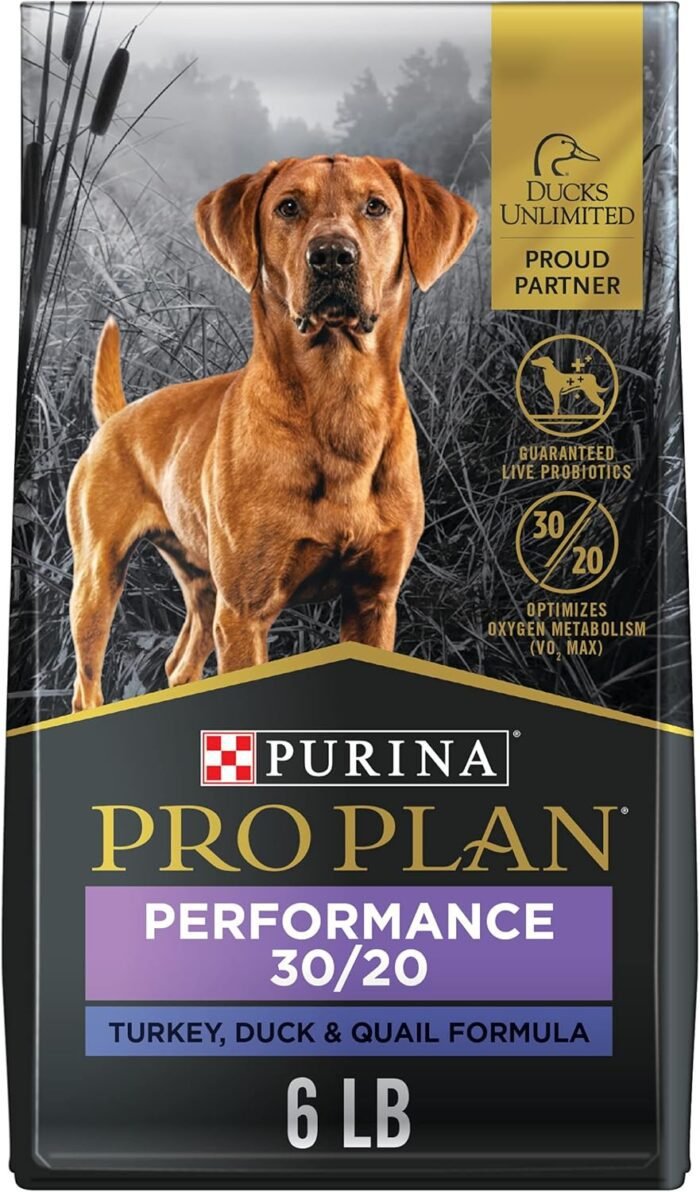 Purina Pro Plan Sport Performance 30/20 Turkey, Duck & Quail Formula Dry Dog Food - 6 lb. Bag