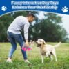 Plush Chew Toys for Large Dogs, Tough Crinkle Stuffed Animal Squeaky Interactive Toys for Small Medium Large Dogs, Keep Them Busy, Big Pet Toys - Image 3