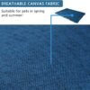 KROSER Fancy Dog Crate Pad & Bed Mat, Reversible (Cool & Warm), Machine Washable, Small to XXX-Large Dogs, Grey, Navy, Star Pattern - Image 3