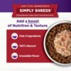 Wellness Bowl Boosters Simply Shreds Wet Dog Food Topper for Small, Medium, & Large Breeds, Grain Free, Natural, Chicken Variety Pack, 2.8 Ounce Pouch (Pack of 12) - Image 5