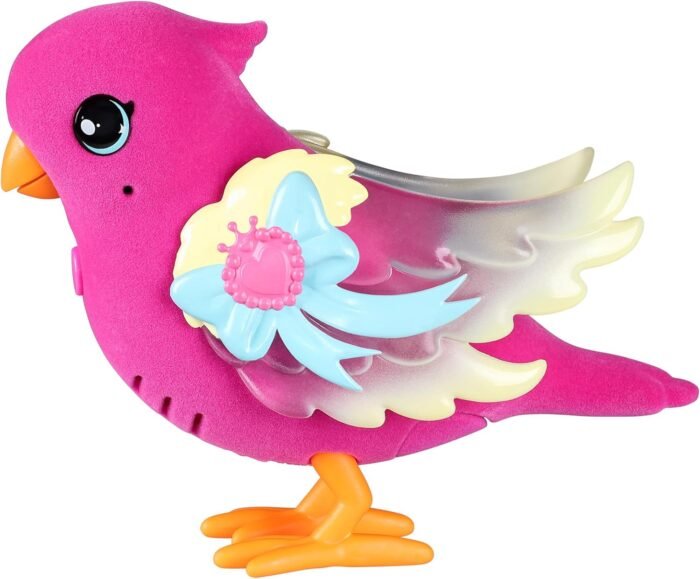 Little Live Pets - Lil' Bird & Bird Cage: Tiara Twinkles, New Light Up Wings with 20 + Sounds, and Reacts to Touch