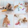 Catnip Cat Toys, Interactive Cat Chew Toys for Indoor Kittens Kitty, 5 Pack - Image 4